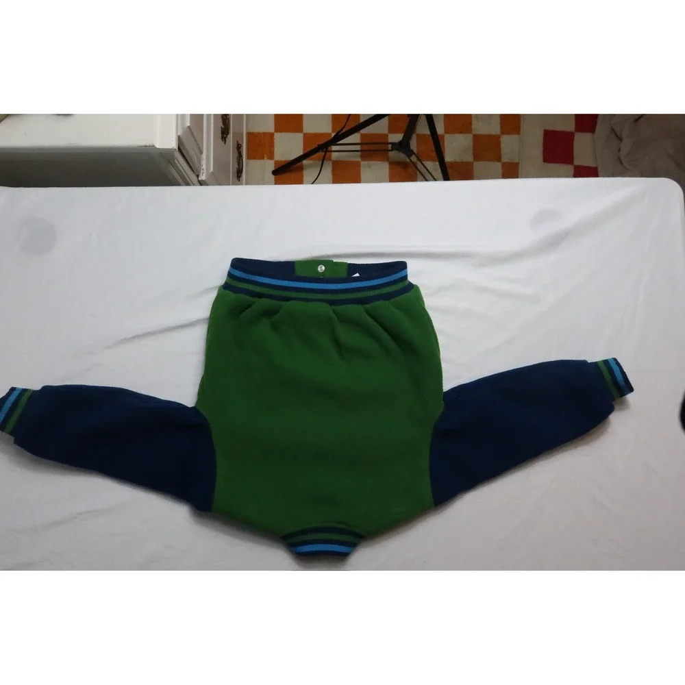 Disney Toy Story Woody Buzz Lightyear Varsity Jacket‎ Green Blue Kids 2/3
